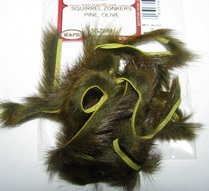 ������ ������ ����� ��������� \ Squirrel zonker  pine olive Wapsi